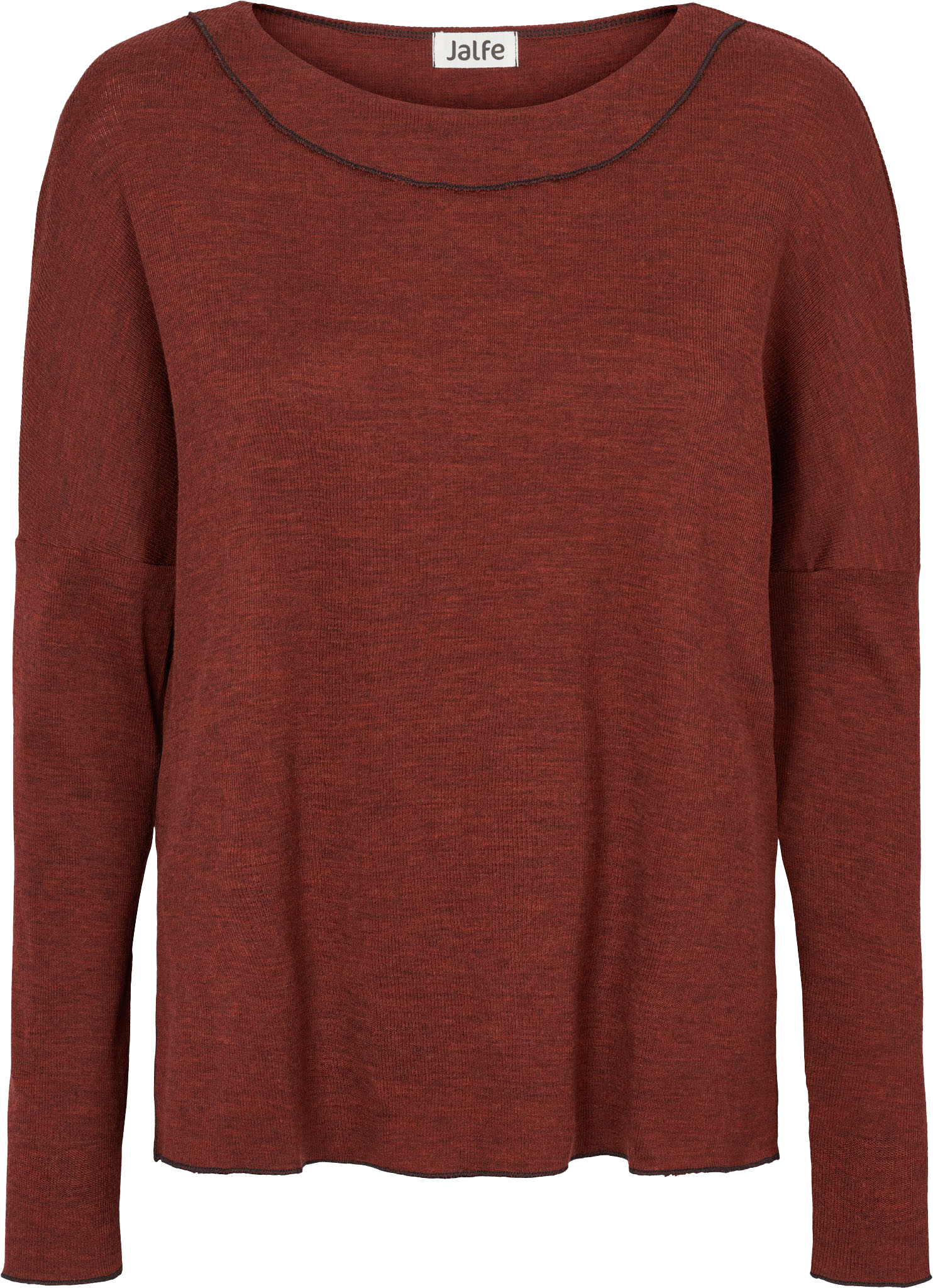 Oversize pullover rib merino